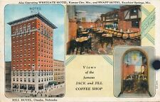 Hill Hotel Jack and Jill Coffee Shop in Omaha, NE unposted antique picture