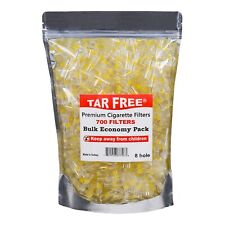 TAR FREE Cigarette FILTERS - 700 Bulk Edition Disposable Filter, Clear picture
