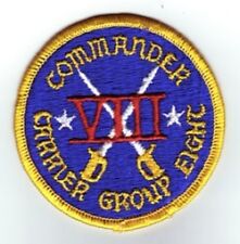 COMMANDER CARRIER GROUP EIGHT - U.S. NAVY PATCH picture
