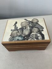 Vintage Reuge Swiss Wooden Music Box. WORKS. Fiddler In the Roof Song Rich man picture