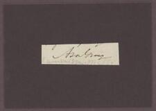 ASA GRAY (1810-1888) autograph cut | Botanist - signed Darwiniana picture