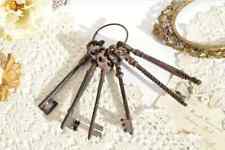 Collectibles Vintage Interesting Old Bunch of Collection 6 keys Iron Germany Set picture