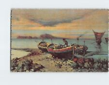 Postcard Capri from Naples Painting by Consalvo Carelli Italy picture