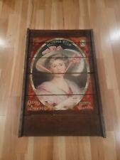 Rare Large 35x24 Olympia Beer Sign Wood Lady Vingage Painting  picture