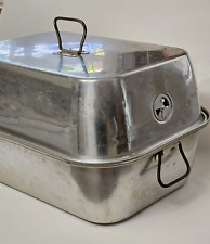 Vintage Wear-Ever #2625 Covered Vented Aluminum Roaster Pan 15