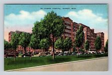 Detroit MI-Michigan, Harper Hospital Vintage Souvenir Postcard picture