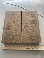 Pyrography  Wood Box Wizard L.F. Grammes & Son Vintage Art Wood Burning Storage picture