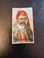 1911 T330-7  PIEDMONT ART STAMPS TYPES OF NATIONS Turkey picture