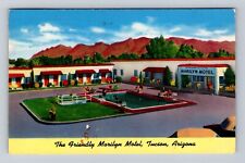 Tucson AZ-Arizona, Marilyn Motel Advertising, Vintage c1953 Souvenir Postcard picture