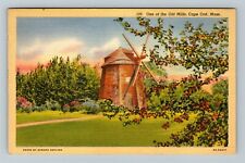 Cape Cod MA-Massachusetts, One The Old Mills, Scenic, Vintage Postcard picture