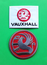 VAUXHALL MOTORS CAR VAN TRUCK MOTORSPORT RALLY EMBROIDERED PATCHES x 2 UK SELLER picture