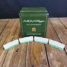 Lang and Wise Meadowbrook Farm Set of 4 Picket Fences (Green Base) 30010999 picture