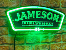 Rare New JAMESON Irish Whiskey Real Neon Sign 3D Glass Home Decor Beer Bar Light picture