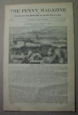 1837 paper: LONDON BRIDGES; Forests of America; St. Petersburg Ice Palace picture
