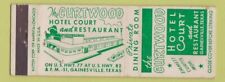 Matchbook Cover - Curtwood Hotel Court Gainesville TX picture