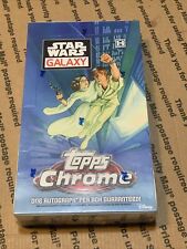 2021 TOPPS CHROME STAR WARS GALAXY FACTORY SEALED HOBBY BOX picture