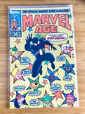 Marvel Age #19 (Oct 1984) - Spider-man black suit before Secret War NM /VF picture
