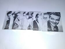 Lot 1960's Exhibit Supply Movie Star Cards (10) Red Skelton, Steve Allen etc  picture