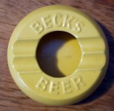 Vintage BECK'S BEER Ashtray, Ceramic, Made in GERMANY picture