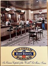 Le Mars Iowa Ice Cream Parlor Wells Blue Bunny Advertising Vintage 6x4 Postcard picture
