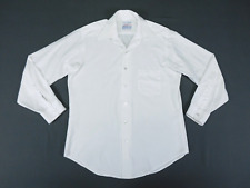 US Navy White Shirt 14 1/2 x 32/33 Long Sleeve Ctn/Poly Service Dress w/Epaulets picture