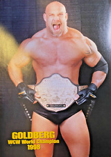 Magazine Illustration Pro Wrestler Bill Goldberg WCW World Champion 1998 picture