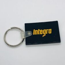 Integra Advertising Rubber Keychain Key Ring in Black Gold picture