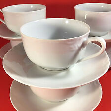 ROSENTHAL THOMAS CUPS AND SAUCERS GERMANY VINTAGE 1950'S SET OF 6 MCM picture