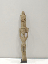 Papua New Guinea Hand Carved Wooden Crucified Jesus Cross picture