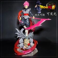50 cm Dragon ball Z Goku Black Zamasu Super Saiyan Rose Statue Figure-With Box picture