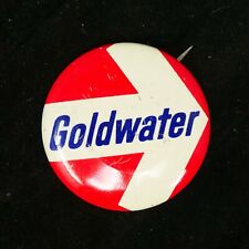 Goldwater Red with White Arrow Campaign Button 1