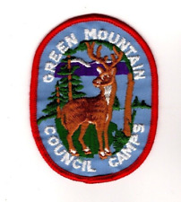 Green Mountain Council, Vermont, Camp Mount Norris, 1970s Blue Background Patch picture