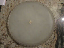  VINTAGE 1950s DENTAL MILK GLASS Round INSTRUMENT Surgucal TRAY O picture