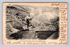 Quartz Creek CO-Colorado, Tunnel No 16, Moffat Line Vintage Card c1908 Postcard picture
