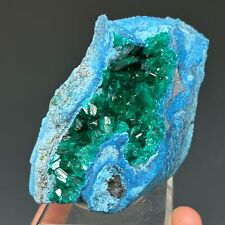Dioptase on Plancheite, N'tola Mine, Mindouli, Pool Department, Republic of the picture