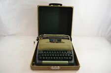 Smith-Corona for Eaton's de Luxe Green Key Typewriter 1956 Portable w/ Case picture