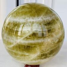 3500g Natural yellow crystal quartz ball crystal ball sphere healing picture