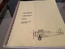 Grumman Aircraft Engineering Corp. Aircraft Data Book 1930 To 1994 picture