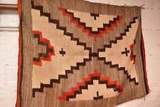 ATQ NAVAJO TRANSITIONAL SERAPE CLASSIC RUG BLANKET LARGE 65x49 NATIVE AMERICAN picture