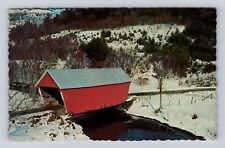 East Bethel VT-Vermont, Covered Bridge, Green Mountains, Vintage Postcard picture