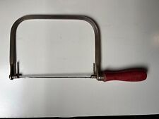 Vintage Wood Handle Coping Saw 6-1/2” Blade picture