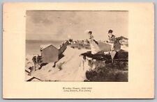 Winslow Homer Long Branch New Jersey Antique Postcard PM Boston MA Cancel WOB 1c picture