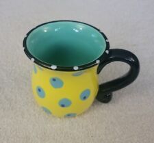Vintage Outta Hand Amy Hetrick Mug 2001 For Axis Imex Yellow -Great Condition  picture