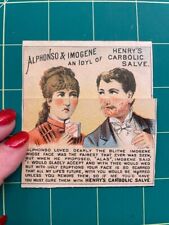 Carbolic salve metamorphic trade card - Before and After picture