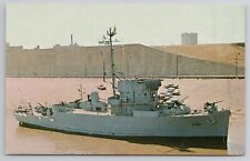 Postcard Veteran Minesweeper Ship From The Battle Of Okinawa Japan picture