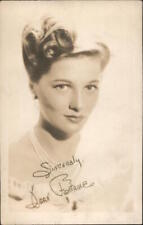 Actress RPPC Joan Fontaine Real Photo Post Card 1c stamp Vintage picture