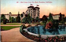 Postcard Hotel Green from City Park in Pasadena, California picture