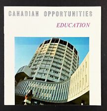 1967 Canadian Opportunities Education Vintage Booklet School Teachers University picture