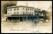 BRIDGETON New Jersey 1905 Broad Street City Hotel. Real Photo Postcard picture