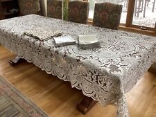 VTG Madeira Cutwork Embroidery Tablecloth/Placemats/2 Sets Napkins  ~130x66